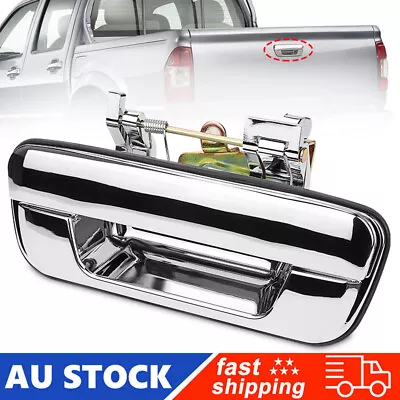 Chrome Tailgate Handle NO Keyhole For Holden Colorado RC  Rodeo RA D-MAX 03-12 • $27.50