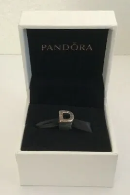 £29.13 • Buy Pandora ALE 925 Sterling Silver Letter D Slider Charm IOB J2-1