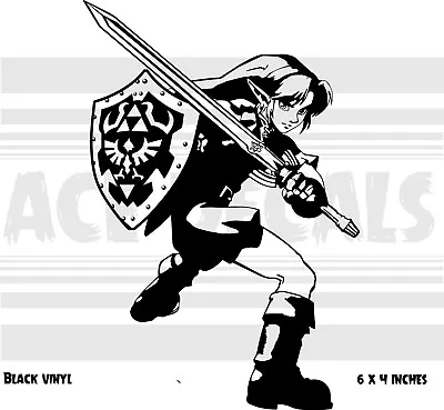 The Legend Of Zelda -  Ocarina Of Time Link - Nintendo - Decal Sticker  • $5.99