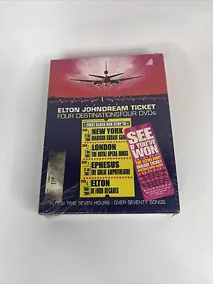 Elton John - Dream Ticket (DVD 2005 4-Disc Set) BRAND NEW SEALED • $19.99