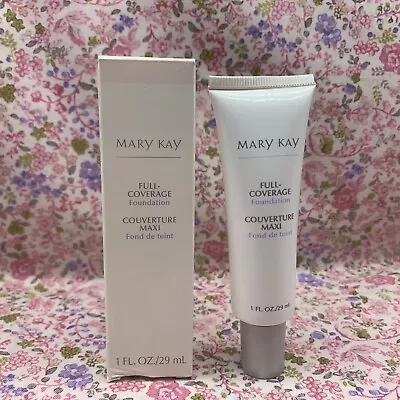 Mary Kay Full Coverage Foundation IVORY 202  Gray Cap Normal To Dry Skin. • $14.99