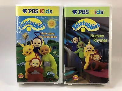 Teletubbies Nursery Rhymes And Here Come Teletubbies VHS Video Tapes Vol 1 3 PBS • $19.99