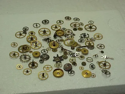 Lot Of Used Watch Gears Steampunk Altered Art Projects Parts #32 • $12