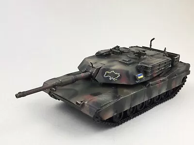 Pro Painted M1A1 Abrams Ukrainian Army Diecast Tank De Agostini 1/72 Scale • $60
