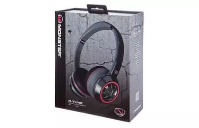 Monster NCredible NTune W/ ControlTalk Universal Headband Headphones - Black/Red • $99.99