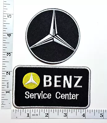 Embroidered Patch Set - Mercedes-Benz - NEW - 2-Patch Set - Iron-on/Sew-on • $8.50