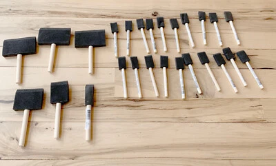 $15 • Buy Foam Paint Sponge Brushes - 1 , 2 , 3 , 4  - Qty 26
