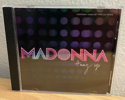 MADONNA Hung Up 2 Tracks 2005 PROMO CD PRO-CD-101648 • $9.95