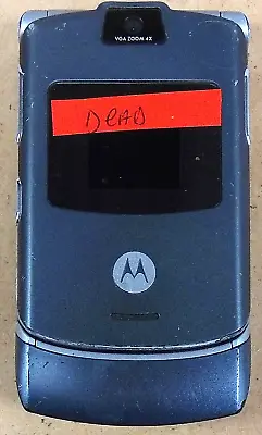 Motorola RAZR V3a - Gray And Black ( CDMA ) Cellular Flip Phone • $5.94