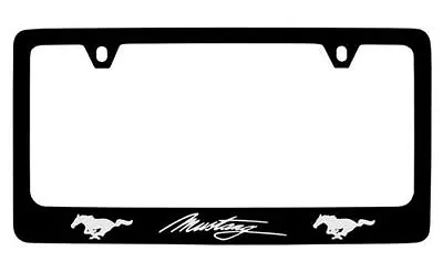 Ford Mustang Black Plastic License Plate Frame • $10.99