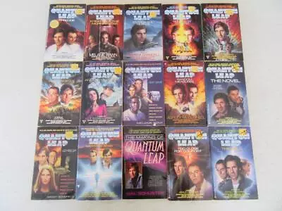 BIG Lot Of (15) QUANTUM LEAP SCOTT BAKULA SAM BECKETT SERIES Books #1-6 8-11 +5 • $99.95