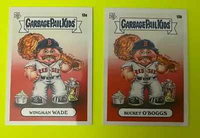 2023 Topps Garbage Pail Kids GPK X MLB DAVID GROSS 2 Card Set 13a 13b Wade Boggs • $4.82