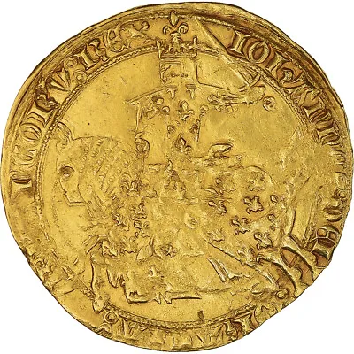 $5280 • Buy [#1067322] Coin, France, Jean II Le Bon, Franc à Cheval, 1360-1364, AU(50-53), G