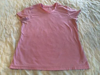 Danskin T-Shirt Size XL 16-18 Short Sleeve Pink TAC • $1.99