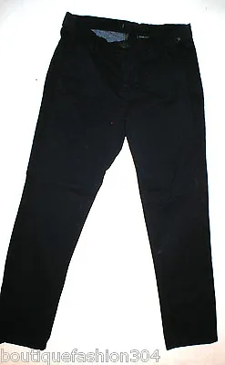 New $220 J Brand Jeans Avery Crop Twill Skinny Chino Pants Navy Blue Womens 24  • $77