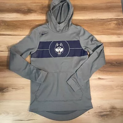 UCONN Huskies Hoodie Mens Small Long Sleeve Nike Dri Fit Sweatshirt NCAA • $34.95