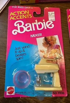 1989 Barbie Action Accents Vintage Mixer Sewing Machine Computer Radio/Tape • $75