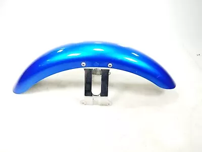 07 Kawasaki VN900 Vulcan Custom Front Wheel Fender Blue Free Shipping • $349.95