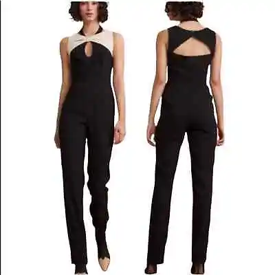 $84.99 • Buy Foxiedox Harlow Sleeveless Black Tuxedo Jumpsuit, NWT, Size XL, MSRP $228