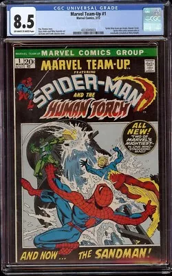 Marvel Team Up # 1 CGC 8.5 OWW (Marvel 1972) 1st Issue Of Series Pictureframe • $250