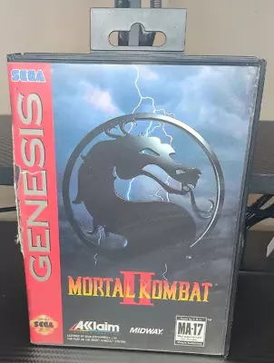 Mortal Kombat II NO BOOKLET (Sega Genesis) AUTHENTIC TESTED WORKING • $18.99