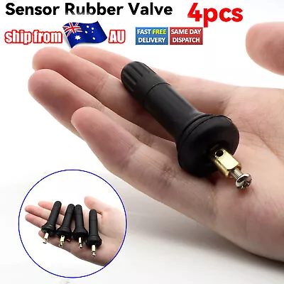 4X Tyre Pressure ForJeep Holden Colorado Rubber Snap In TPMS Sensor Valve Stems • $8.95