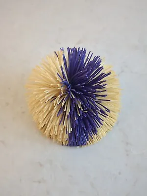 Vintage Yellow And Purple Koosh Ball Vikings LSU ECU Mardi Gras. Very Good Cond • $8