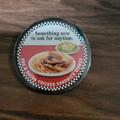 Steak N Shake Employee Pin Something New To Ask For Anytime BBQ & Bacon Chicken • $5