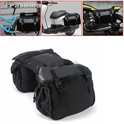 Motorcycle Bicycle Side Saddlebag Luggage Storage Panniers Box Bag Tool Pouch • $40.99