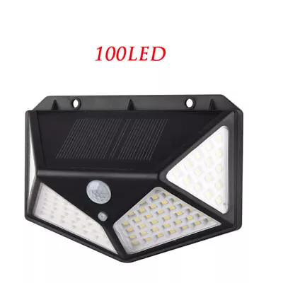 468LED Solar Power PIR Motion Sensor Wall Light Outdoor Garden Yard Street Lamp • $6.27