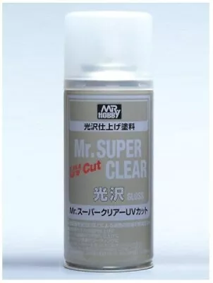 Mr. Hobby Mr Super Clear Gloss UV Cut 170ml B522 B-522 Model Kit Top Coat Finish • $23.99