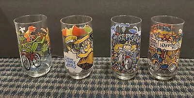 1981 McDonalds Jim Henson Muppets The Great Muppet Caper Glasses (Set Of 4) • $49.99