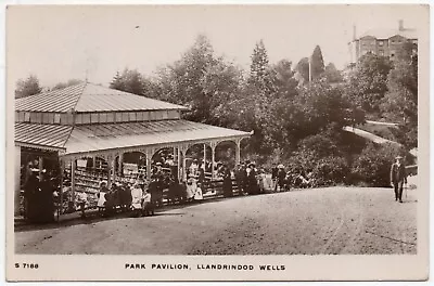 8#real Photo Postcard Park Pavilion Llandrindod Wells Radnorshire Posted 1912 • £2.95