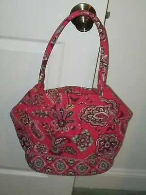  RARE Vera Bradley PURSE TOTE IN CALL ME CORAL PATTERN • $34.95