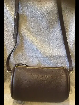 M&S Leather Barrel Shape Cross Body Bag • £30