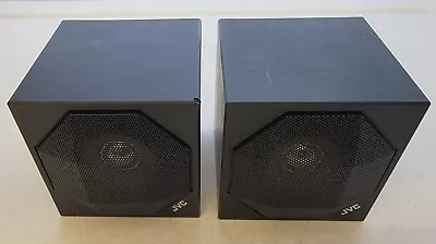 JVC Pair Of Black Mini Speaker S-A3 Amplifier Shelf Bookend (Made In Japan) • $33.91