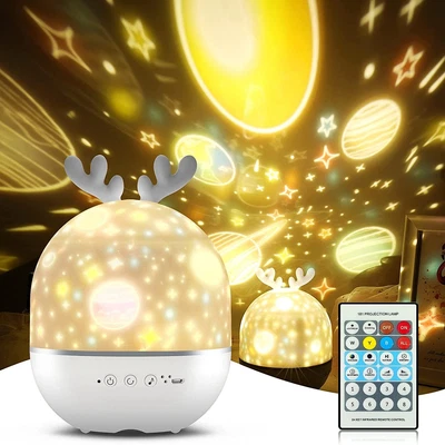 £17.50 • Buy Night Light Projector With Music,Star Light Projecter With Remote Control,6 Proj