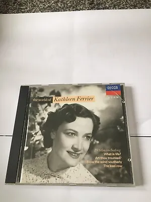 The World Of Kathleen Ferrier Cd  WILL POST THE DISC & INLAY NO CASE • £1.75