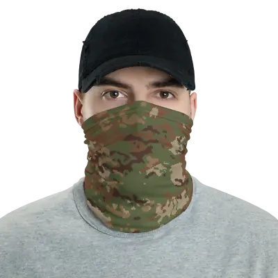 Spanish M09 Digital Multicam Ejercito Pixelado Boscoso Camouflage Neck Gaiter • $24.95