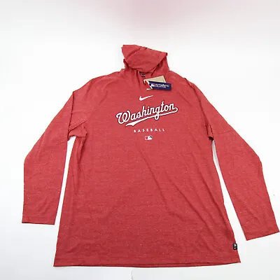 Washington Nationals Nike MLB Authentic Dri-Fit Long Sleeve Shirt Men's New • $45.49