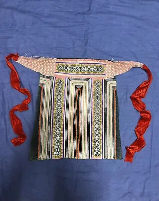 Hmong  Tribes - Ethnic  Vintage  Folk Embroidery Costume Apron Skirt Textile • $120.01