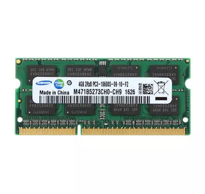 Samsung 4 GB DDR3-1333 MHz PC3-10600 204pin SODIMM Laptop Memory Notebook Ram • $11.90