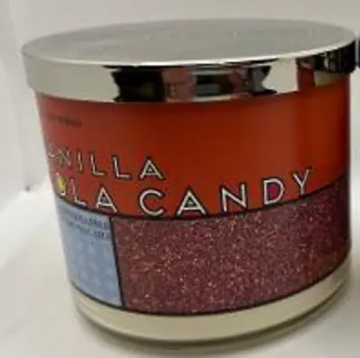 Bath & Body Works Vanilla Cola Candy 3 Wick 14.5 Oz Candle • $25.50