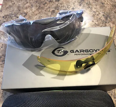 New Gargoyles Blaze/BLK/SMK  (2 Lenses) Sunglasses 10700279.QTM STILL WRAPPED! • $79