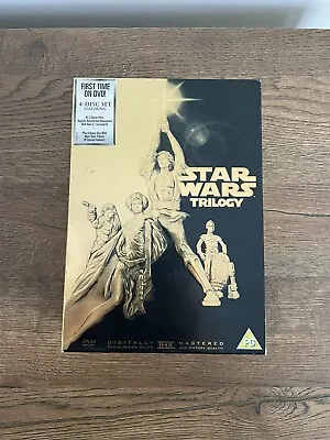 £2.90 • Buy Star Wars Trilogy 4 X DVD Box Set With Bonus Disc, First Time On DVD