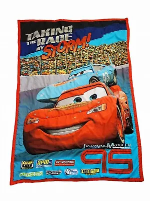 Disney CARS Taking The Race By Storm! TODDLER BED Light Weight BLANKET 55  X 41  • $16.99