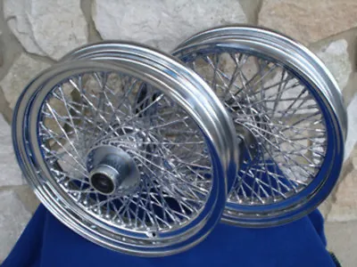 16  X 3  80 Twisted Spoke Wheels For Harley Fatboy Heritage • $1379