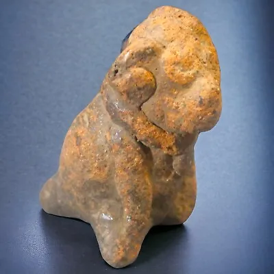 Circa 700 A.D. Pre-Columbian Mayan Clay Monkey Effigy Whistle From Mesoamerica • $250