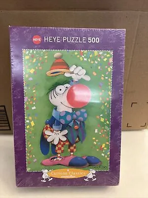 New Factory Sealed Heye Thank You! Clown 500 Piece Puzzle Mordillo Cartoon Class • $44.44