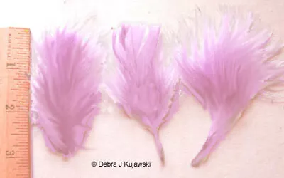 Marabou Feathers Small 1-3  Fluffs ORCHID 7 Grams Approx. 105 Per Bag • $2.65